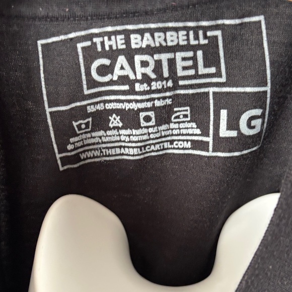 The barbell cartel Black Men's Shirt SZ L - Picture 3 of 5